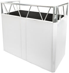 Stand & support dj Headliner Indio DJ Booth (Includes white Scrim+ Bag)