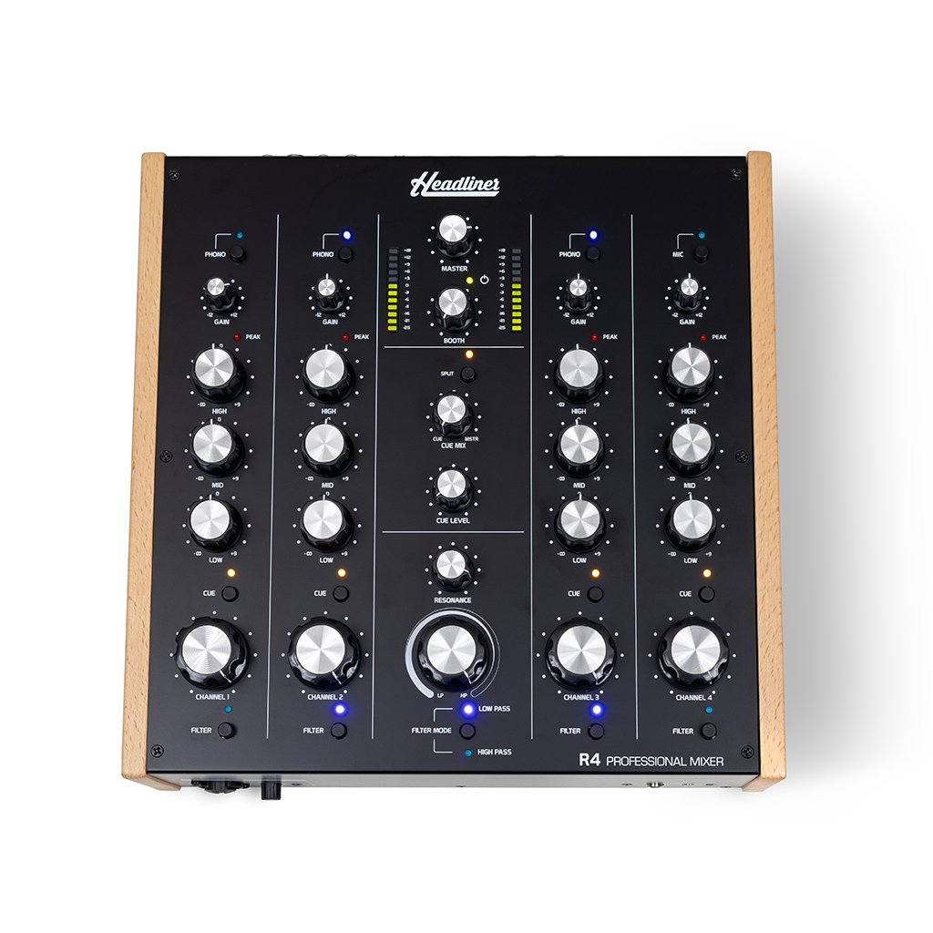 Headliner R4 4-channel Rotary Dj-mixer Hl90120 - Table De Mixage Dj - Variation 4