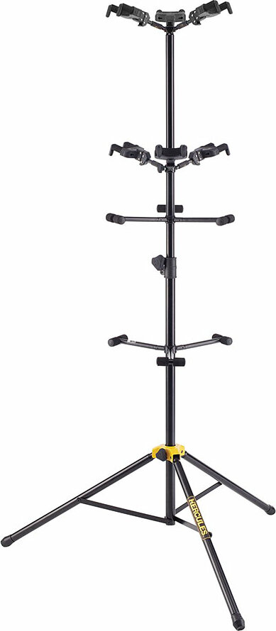 Hercules Stand Gs526b Floor Autogrip Pour 6 Guitares Ou Basses - - Stand & Support Guitare & Basse - Main picture