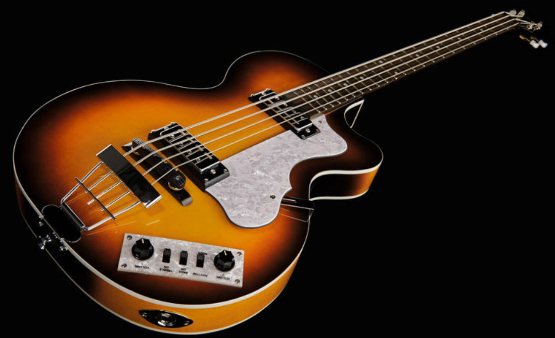 Hofner Club Bass Ignition Cw - Sunburst - Basse Électrique 1/2 Caisse - Variation 1