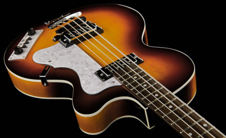 Hofner Club Bass Ignition Cw - Sunburst - Basse Électrique 1/2 Caisse - Variation 2