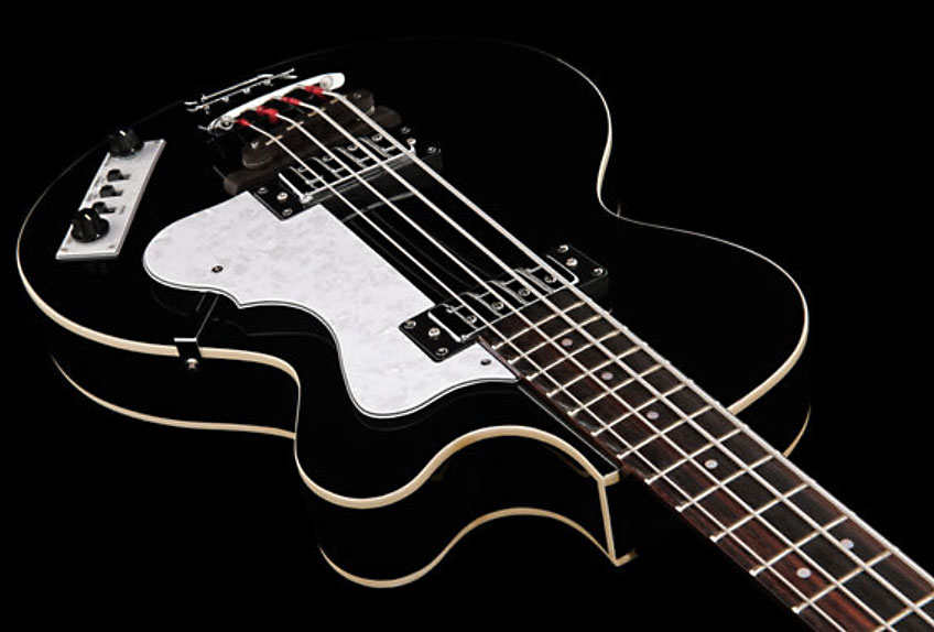 Hofner Club Bass Ignition Cw - Black - Basse Électrique 1/2 Caisse - Variation 2