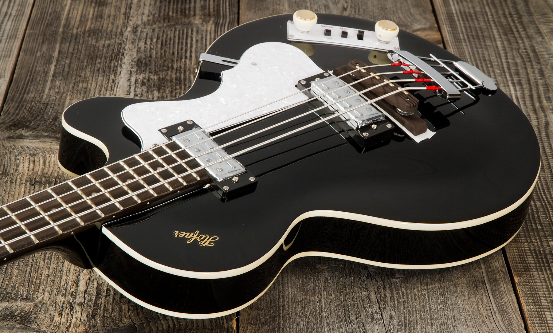 Hofner Club Bass Ignition Se Cw Jat - Black - Basse Électrique 1/2 Caisse - Variation 1