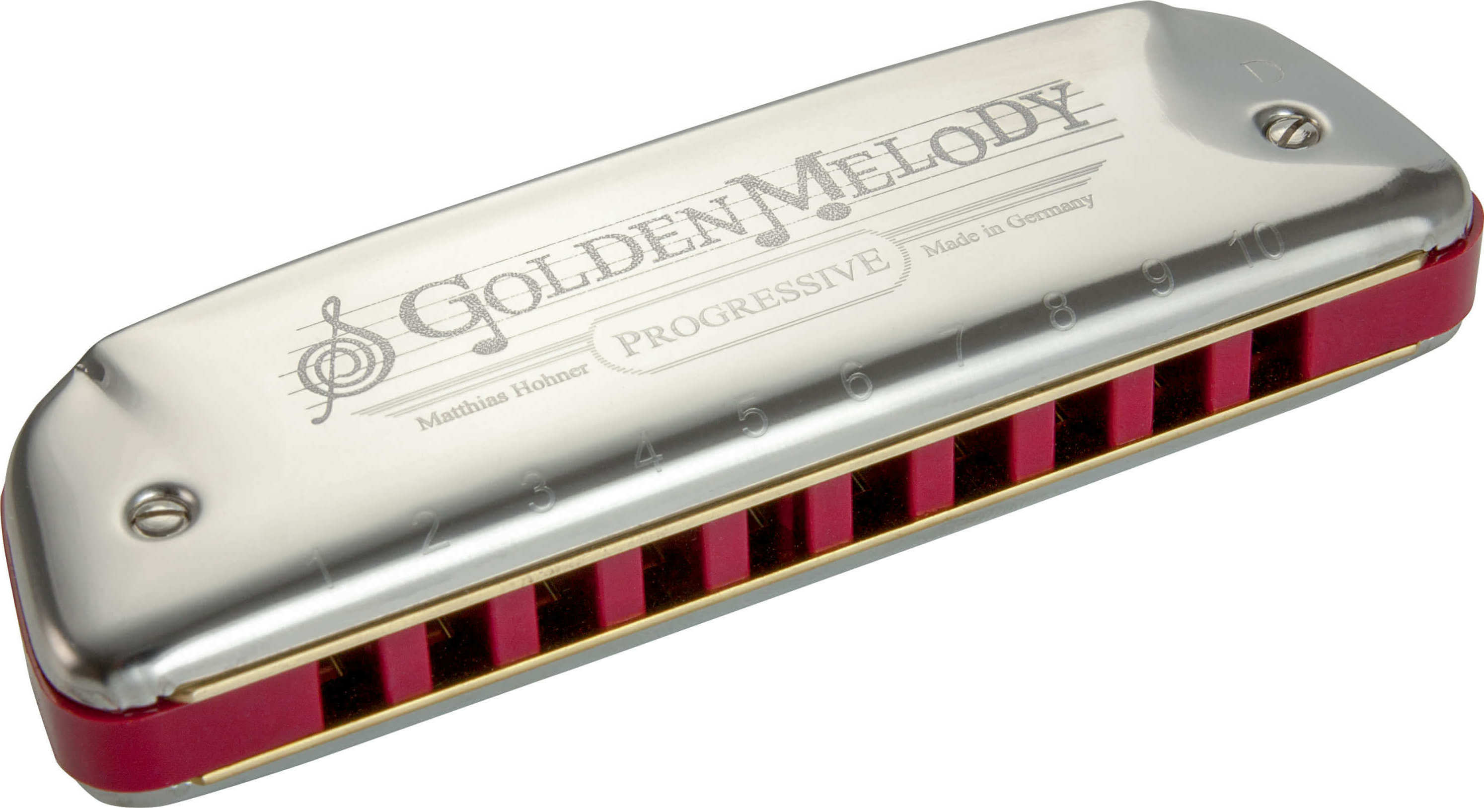Hohner 542/20 Harmo Golden Melody Arg E - Harmonica - Main picture