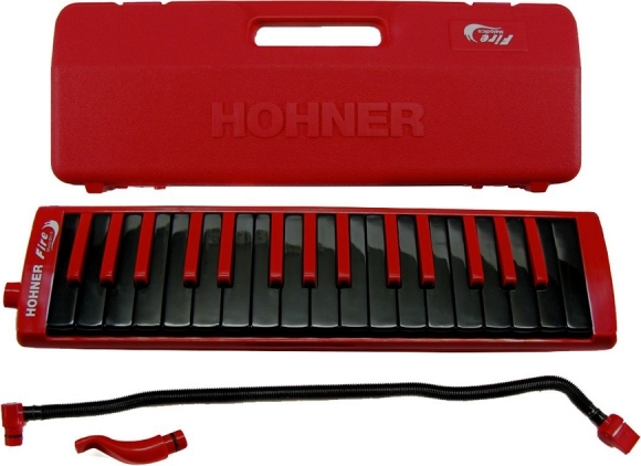 Hohner C943274 Melodica Fire 32 Rouge Noir - MÉlodion & MÉlodica - Main picture