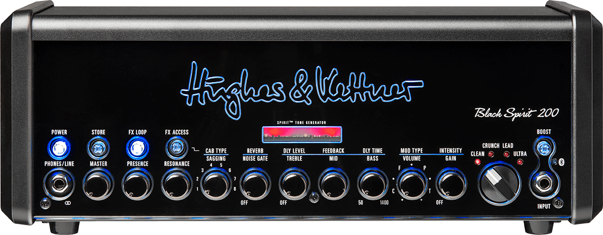 Hughes & Kettner Black Spirit 200 Head 2-20-200w - Ampli Guitare Électrique TÊte / PÉdale - Main picture