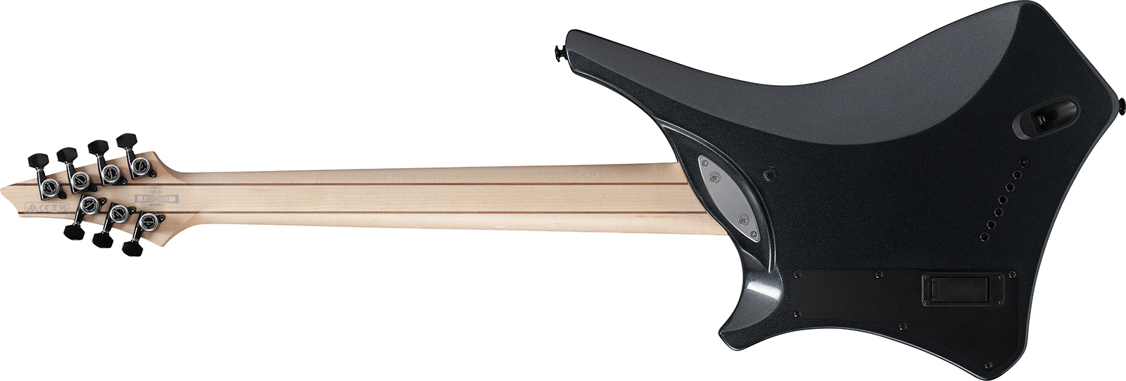 Ibanez A527 Ipt Alpha 7c Multiscale 2h Fishman Fluence Eb - Iron Pewter - Guitare Électrique MÉtal - Variation 1