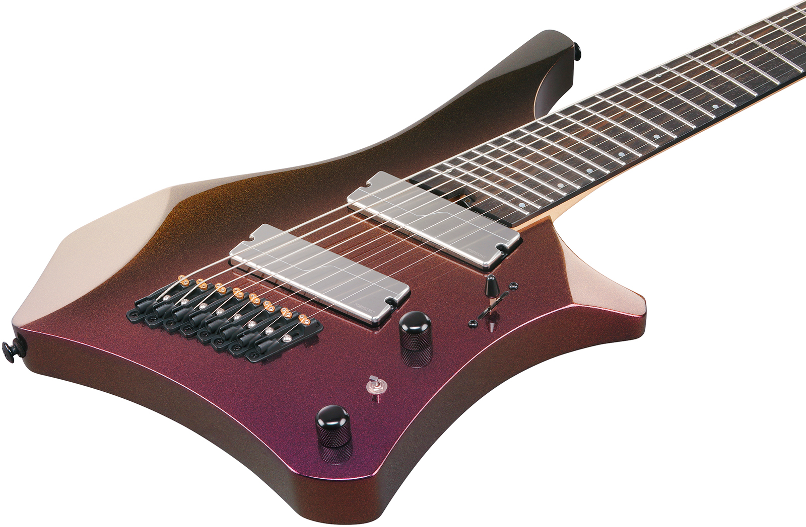 Ibanez A528 Cmg Alpha 8c Multiscale 2h Fishman Fluence Eb - Coral Mirage - Guitare Électrique Multi-scale - Variation 2