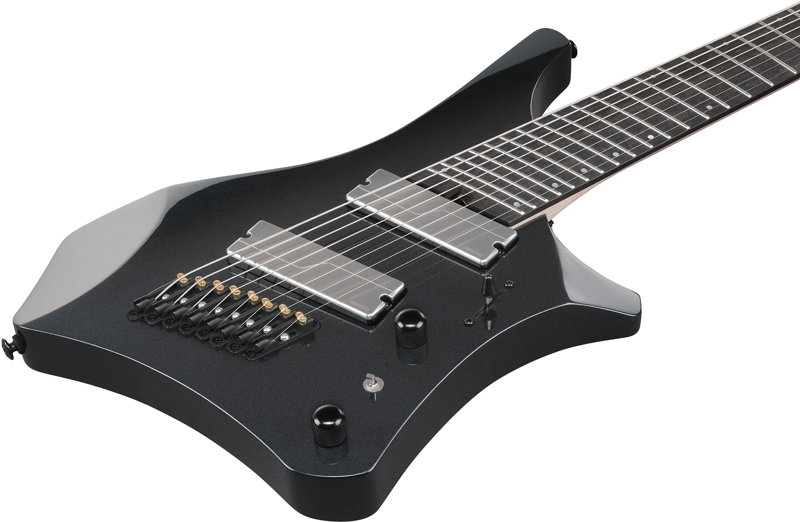 Ibanez A528 Ipt Alpha 8c Multiscale 2h Fishman Fluence Eb - Iron Pewter - Guitare Électrique MÉtal - Variation 2