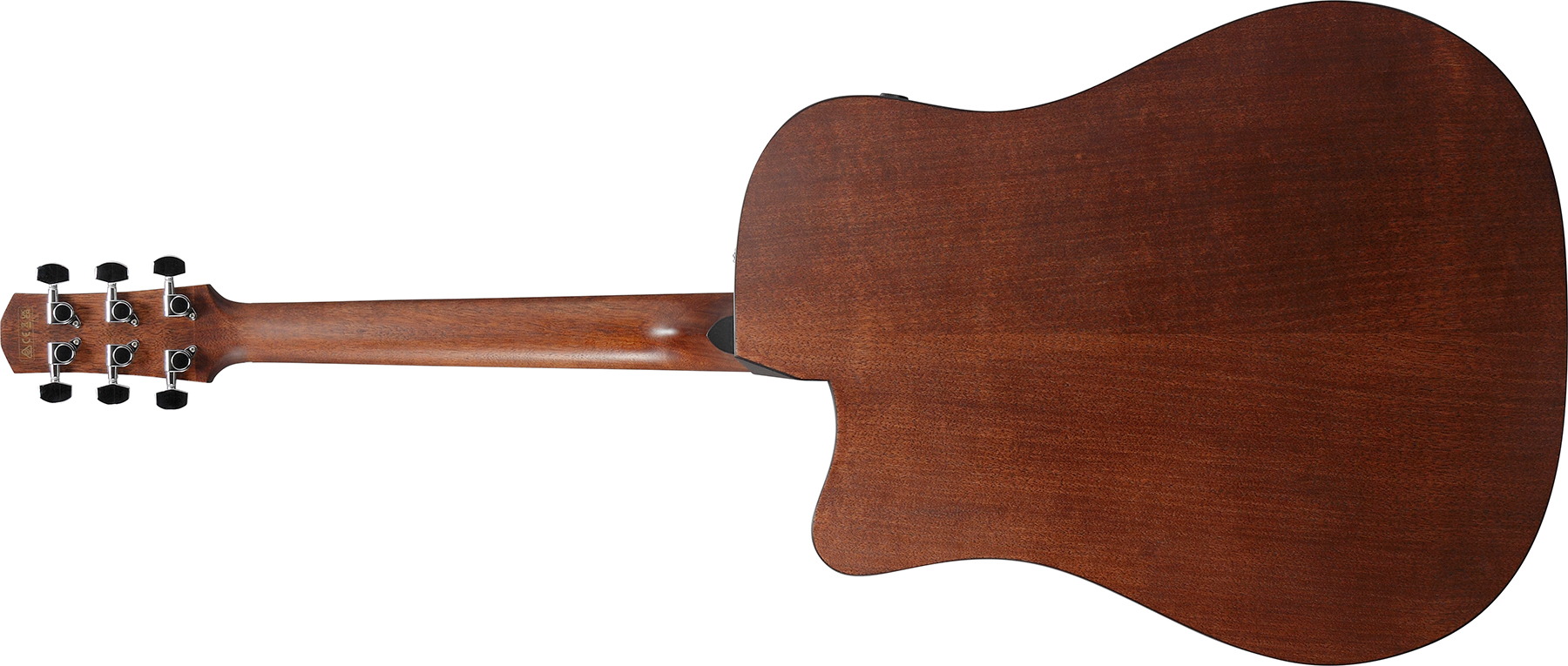 Ibanez Aad190ce Wkh Advanced Dreadnought Cw Tout Okoume Ova - Weathered Black Open Pore - Guitare Electro Acoustique - Variation 1