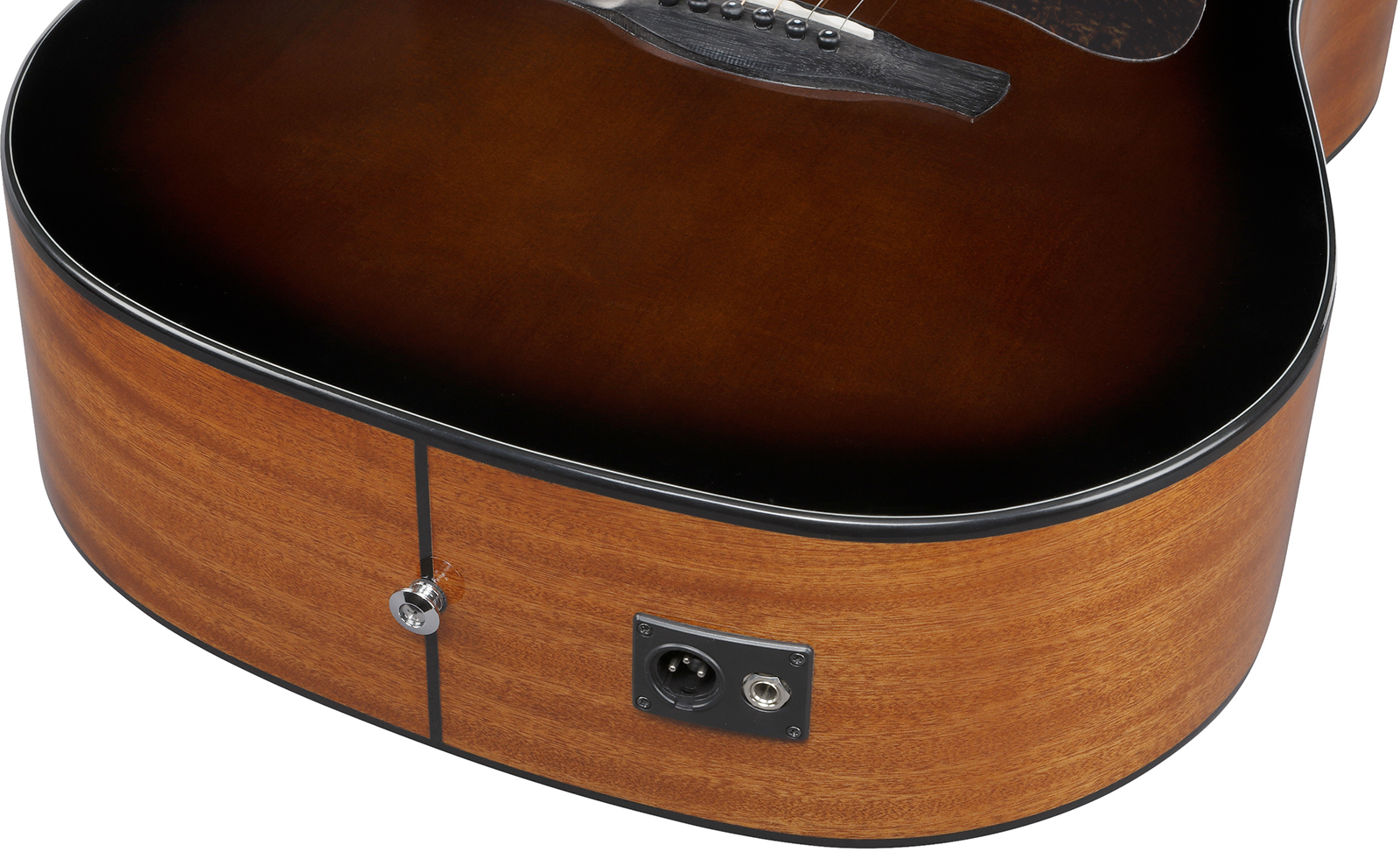 Ibanez Aad51ce Dvs Advanced Dreadnought Cw Epicea Sapele Pur - Dark Violin Sunburst - Guitare Folk - Variation 4