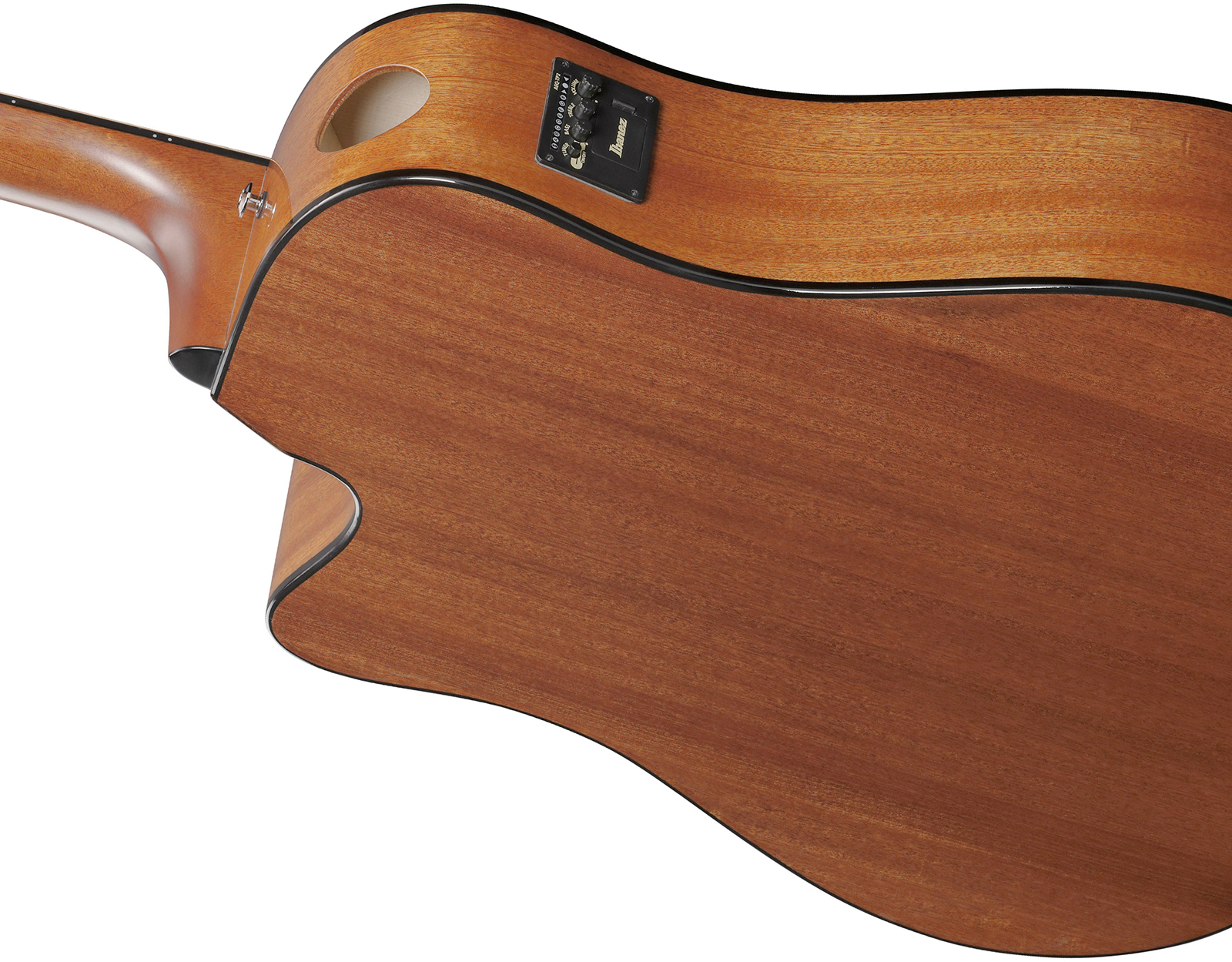 Ibanez Aad51ce Dvs Advanced Dreadnought Cw Epicea Sapele Pur - Dark Violin Sunburst - Guitare Folk - Variation 5