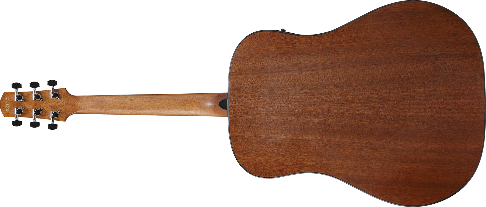 Ibanez Aad54e Omh Advanced Dreadnought Cw Acajou Sapele Pur - Open Pore Mahogany - Guitare Folk - Variation 1