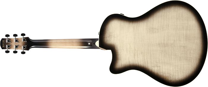 Ibanez Aam370m1ce Tpa Advanced Auditorium Epicea Erable Rw - Transparent Panda - Guitare Folk - Variation 1