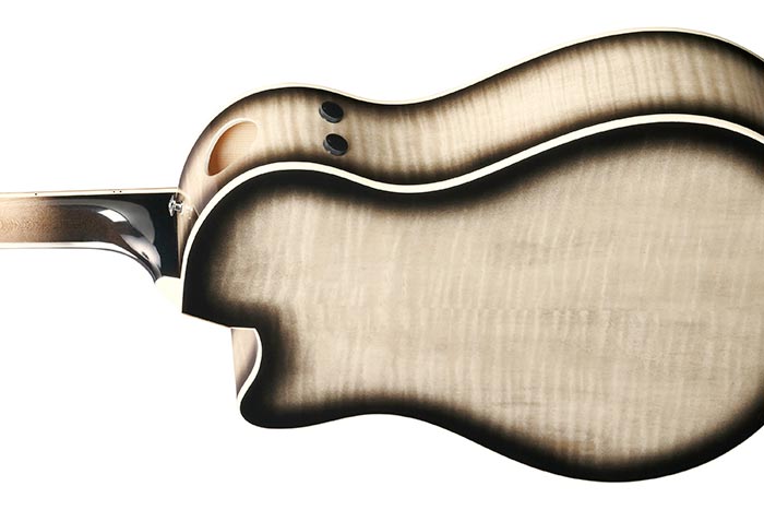 Ibanez Aam370m1ce Tpa Advanced Auditorium Epicea Erable Rw - Transparent Panda - Guitare Folk - Variation 2