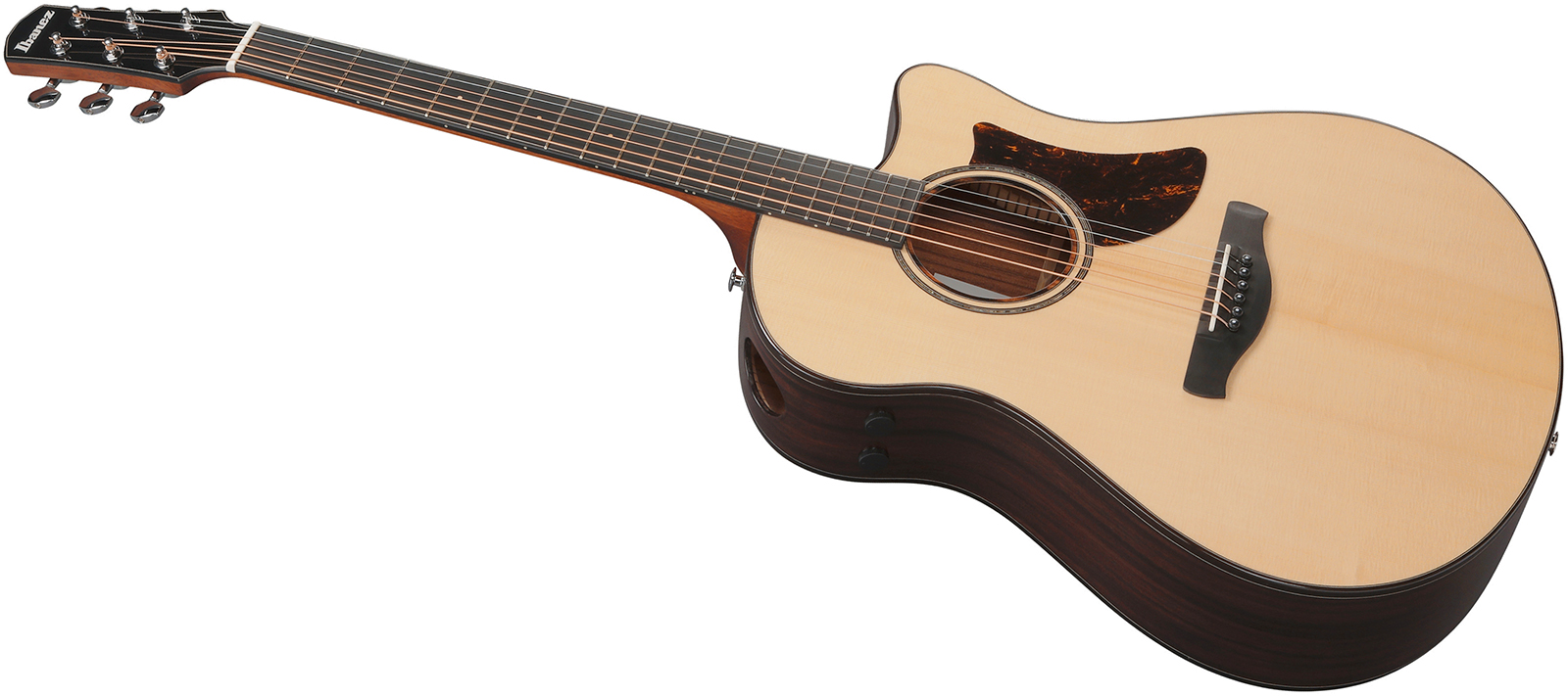 Ibanez Aam380ce Nt Advanced Auditorium Cw Epicea Palissandre Eb - Natural - Guitare Folk - Variation 2