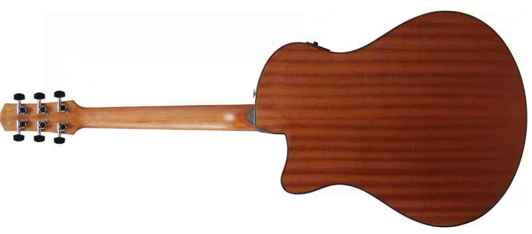 Ibanez Aam50ce Cro Advanced Auditorium Cw Epicea Sapele Pur - Coral Red Burst Open Pore - Guitare Folk - Variation 1