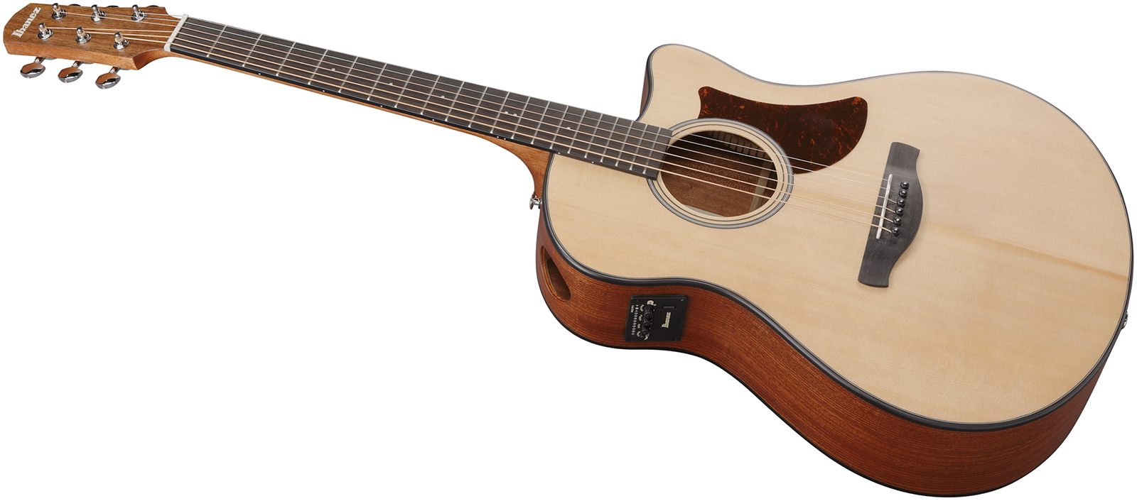 Ibanez Aam50ce Opn Auditorium Cw Epicea Sapele Pur - Open Pore Natural - Guitare Folk - Variation 2