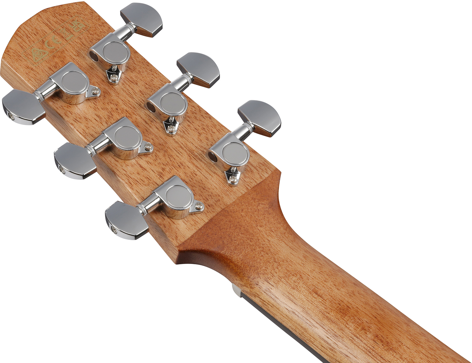 Ibanez Aam54ce Opn Auditorium Cw Tout Sapele Pur - Open Pore Natural - Guitare Folk - Variation 7