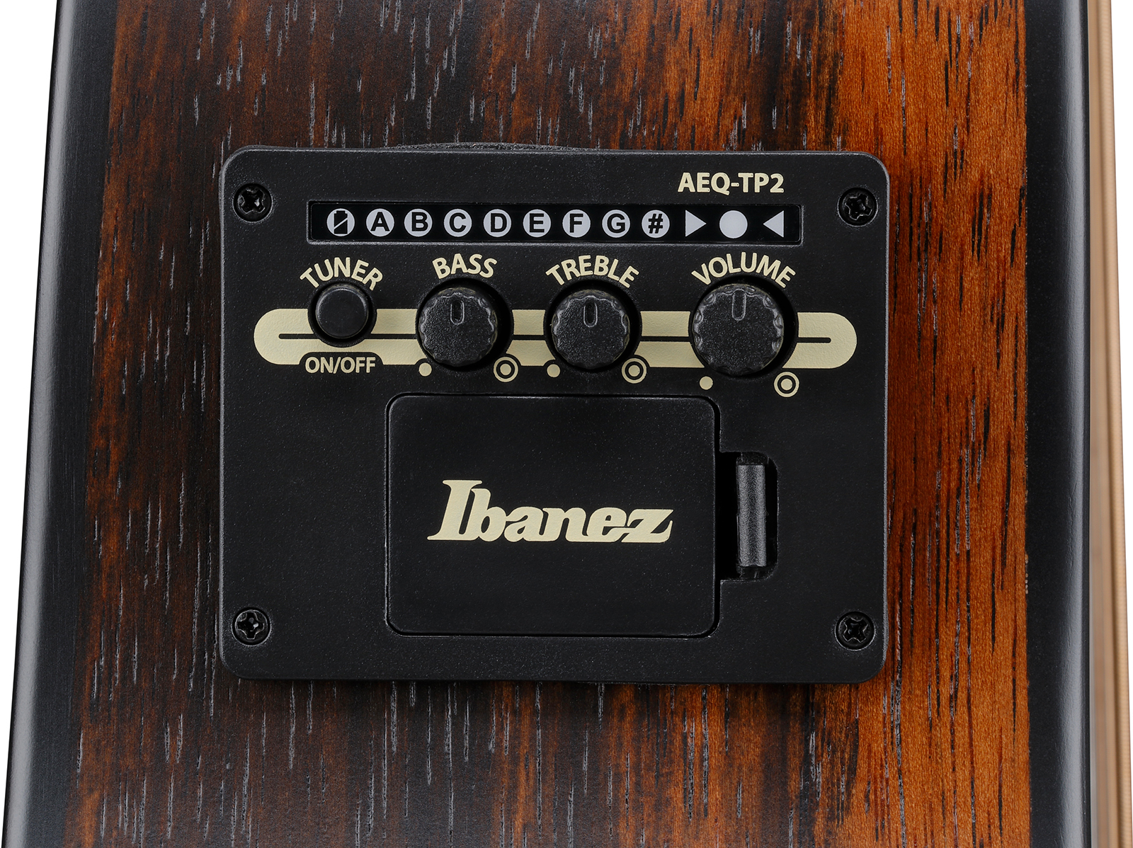 Ibanez Aam70ce Tbn Advanced Auditorium Cw Epicea Ebene Pur - Transparent Charcoal Burst - Guitare Folk - Variation 8