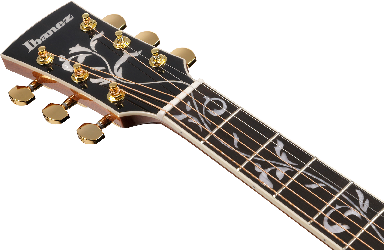 Ibanez Ac391rce Bkh Artwood Grand Concert Cw Shsc Epicea Palissandre Rw - Black Top - Guitare Folk - Variation 6