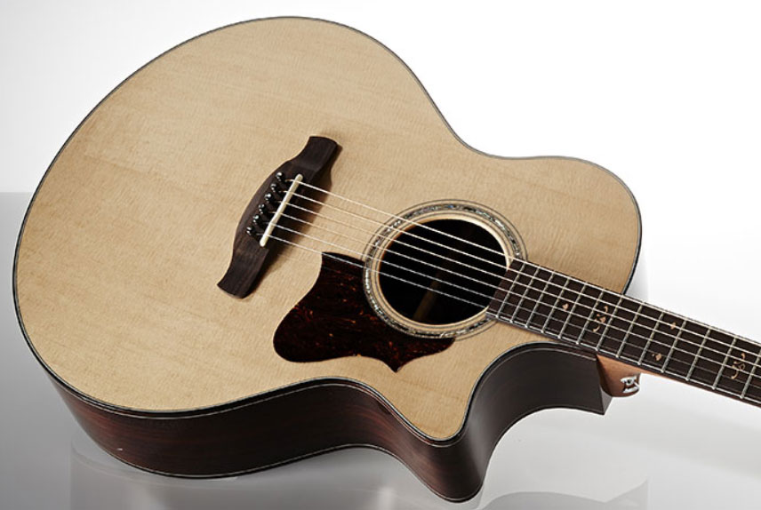 Ibanez Ae275bt Lgs Baritone Concert Cw Epicea Okoume Kat - Natural Low Gloss - Guitare Electro Acoustique - Variation 1