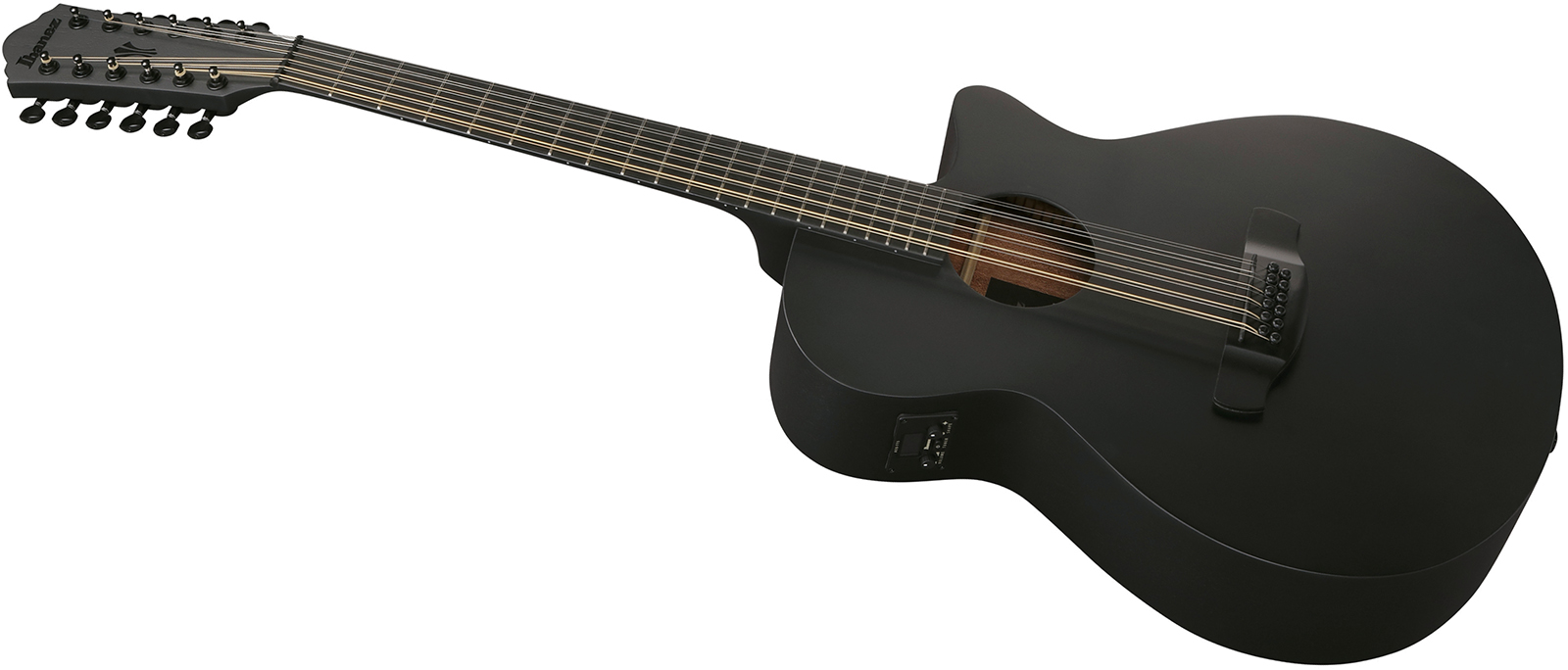 Ibanez Aeg1221 Bot Concert 12c Epicea Sapele Eb - Black Out - Guitare Folk - Variation 2