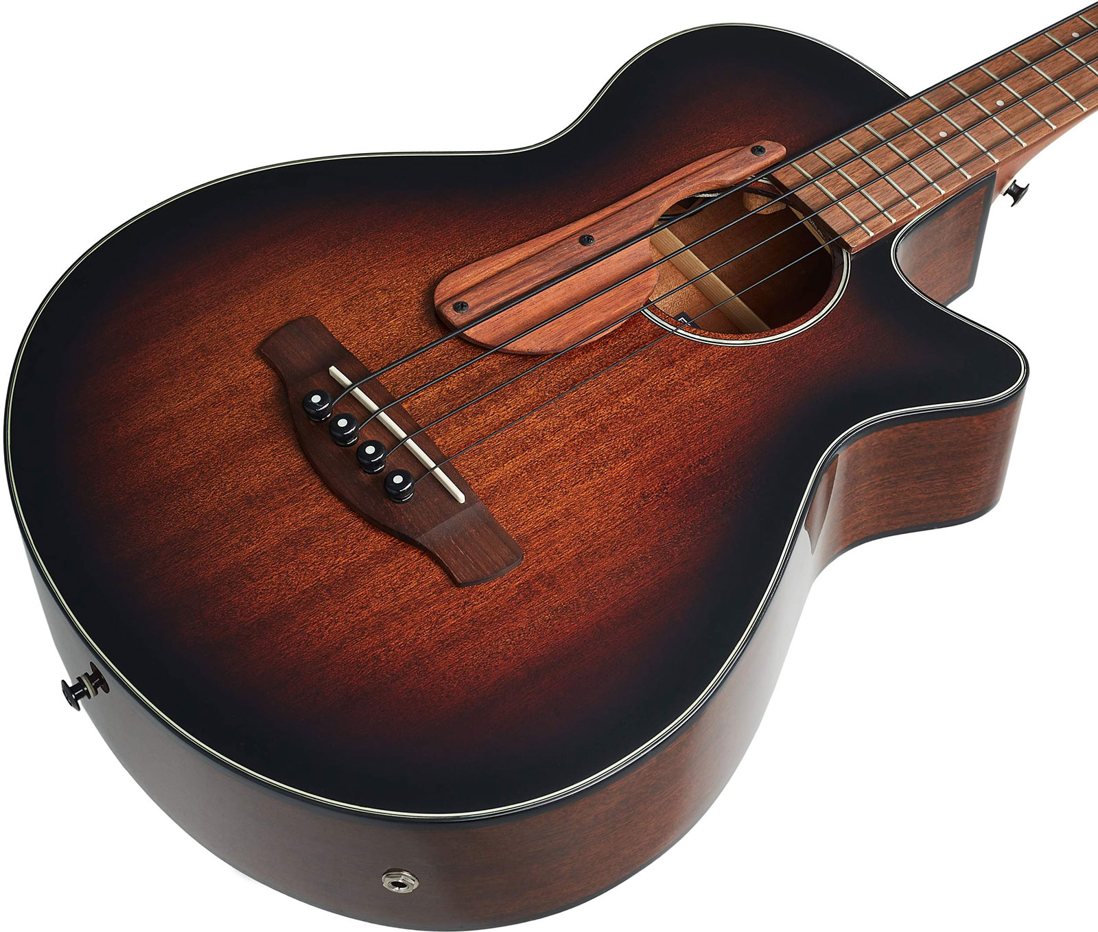 Ibanez Aegb24 Mhs Cw Tout Sapele Noy - Mahogany Sunburst Hg - Basse Acoustique - Variation 2