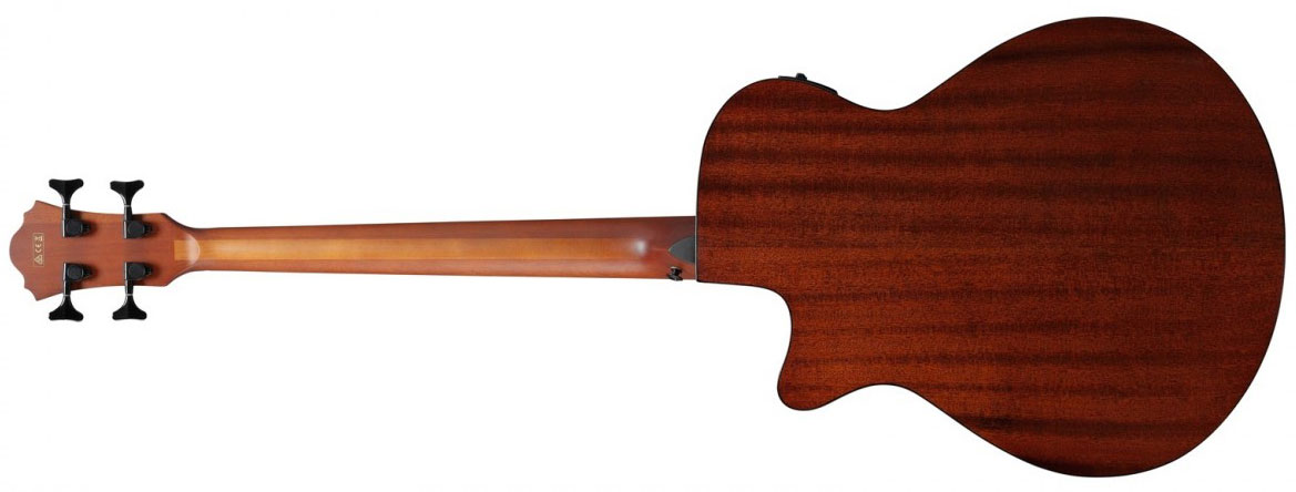 Ibanez Aegb24fe Mhs Fretless Cw Tout Sapele Noy - Mahogany Sunburst - Basse Acoustique - Variation 2