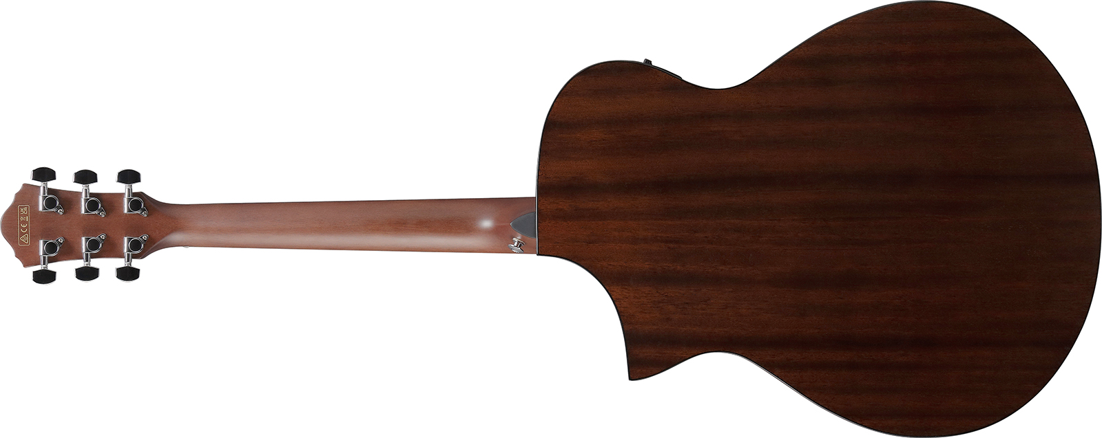 Ibanez Aewc16qa Teh Grand Concert Cw Tilleul Sapele Rw - Transparent Emerald Burst - Guitare Folk - Variation 1