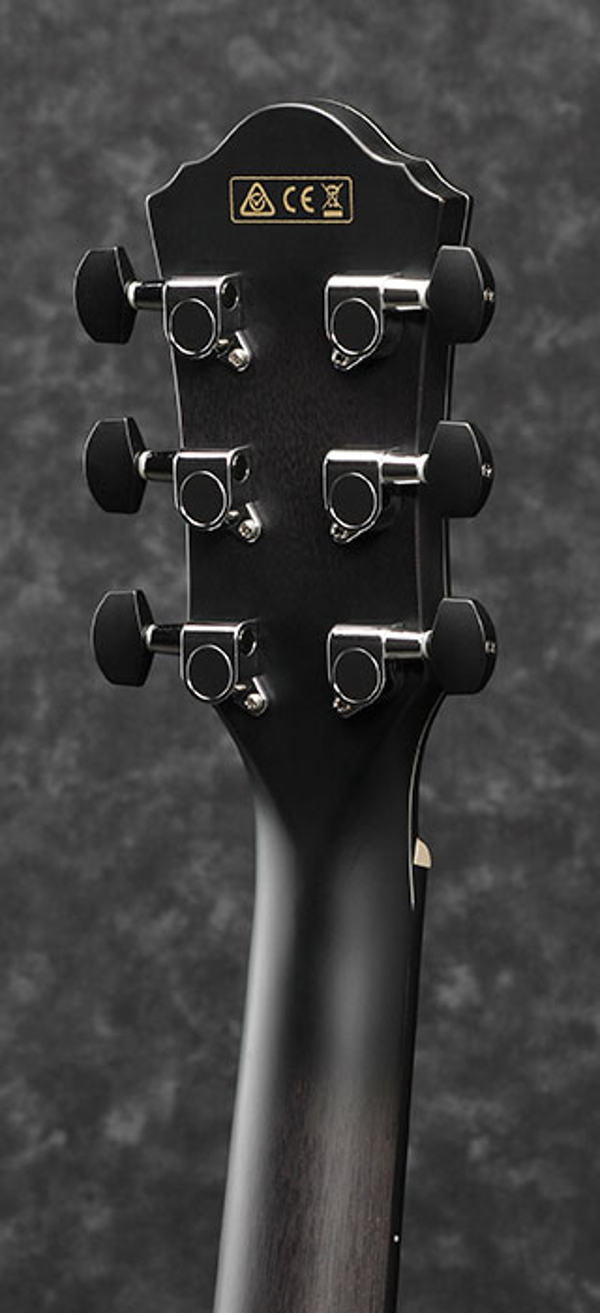 Ibanez Aewc400 Tks Grand Concert Cw Tout Erable Lau - Trans Black Sunburst - Guitare Electro Acoustique - Variation 3