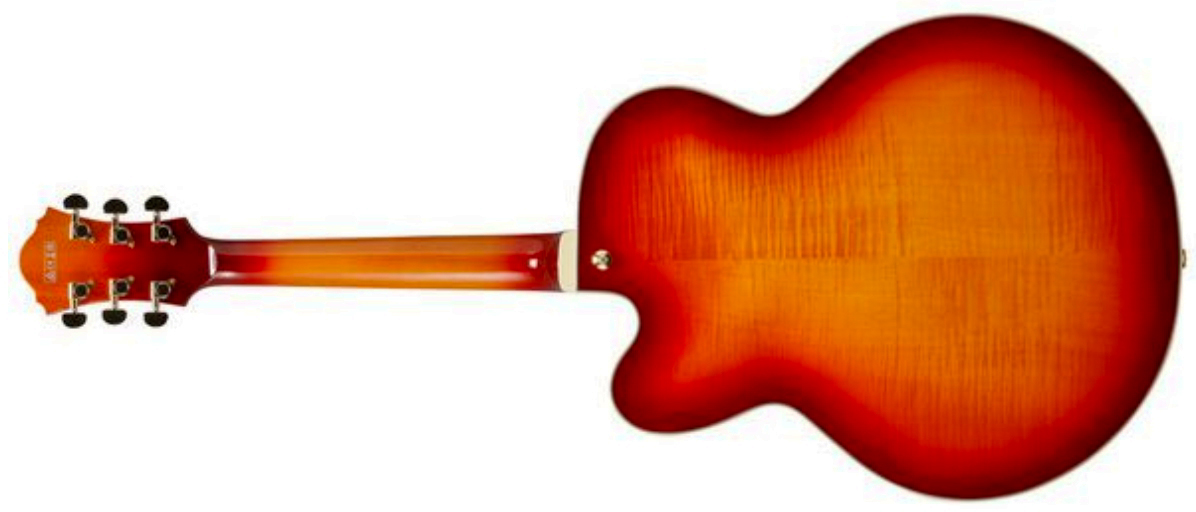 Ibanez Af115 Awb Artstar 2h Ht Eb - Aged Whiskey Burst - Guitare Électrique 1/2 Caisse - Variation 1