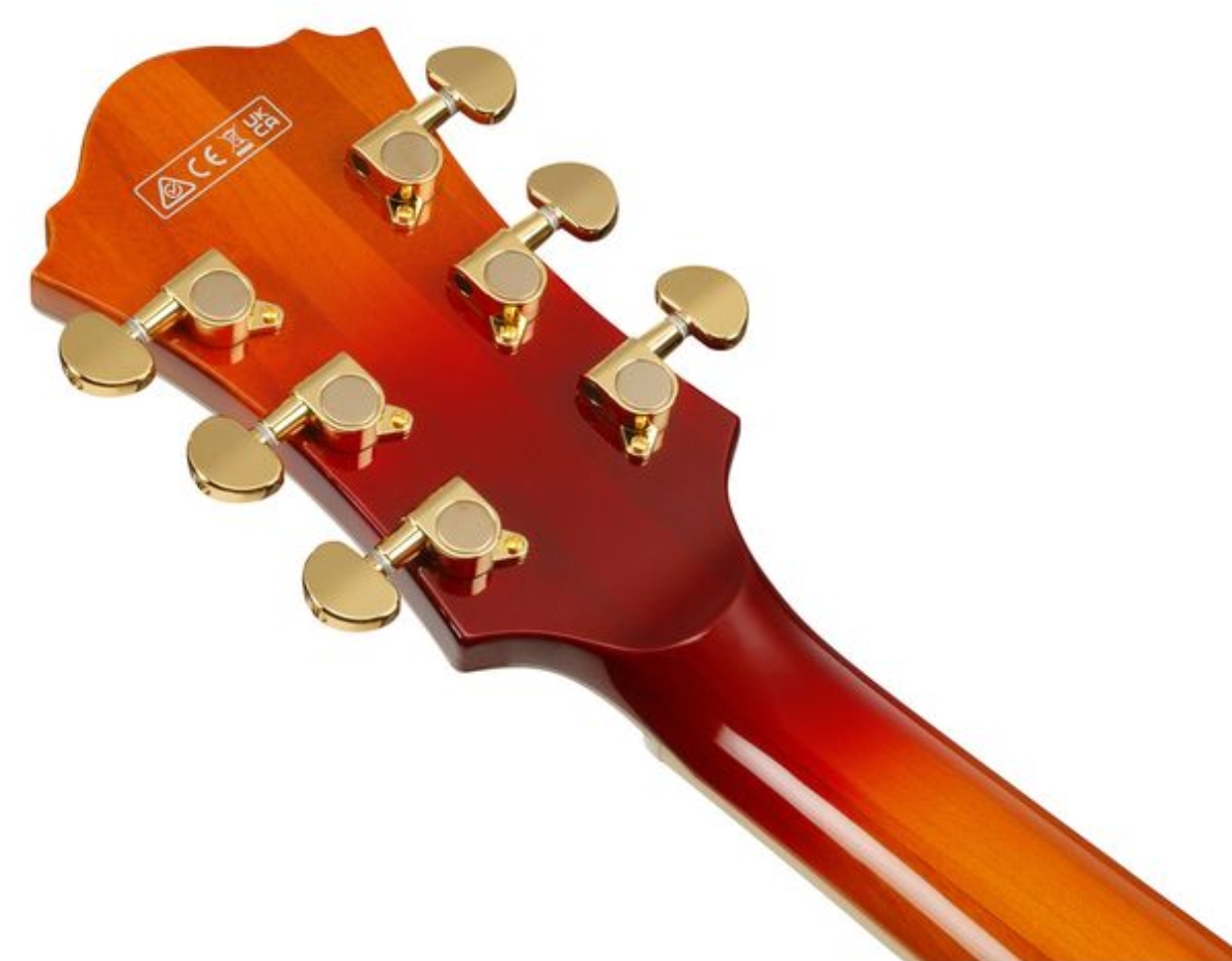 Ibanez Af115 Awb Artstar 2h Ht Eb - Aged Whiskey Burst - Guitare Électrique 1/2 Caisse - Variation 4