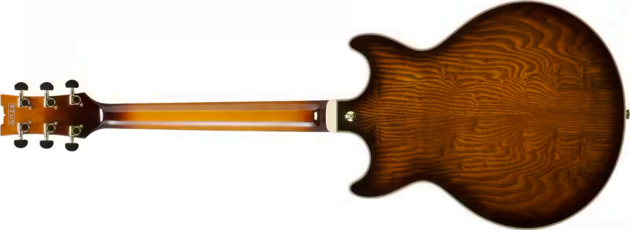 Ibanez Am93qa Vvh Artcore Expressionist 2h Ht Eb - Vintage Violin High Gloss - Guitare Électrique 1/2 Caisse - Variation 1