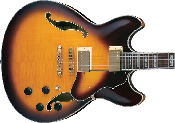Ibanez As103 Vb Artcore Vintage Burst - Guitare Électrique 1/2 Caisse - Variation 1