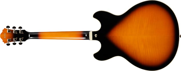 Ibanez As113 Bs Artstar Hh Ht Eb - Brown Sunburst - Guitare Électrique 3/4 Caisse & Jazz - Variation 1