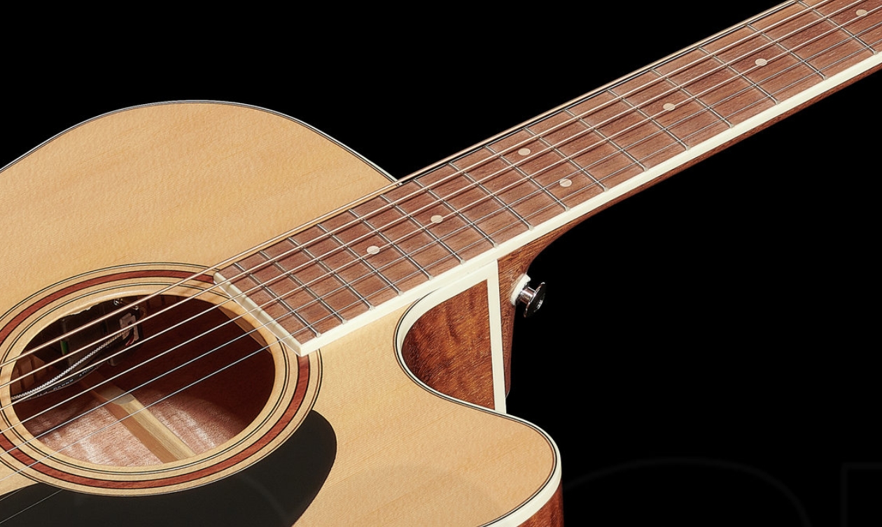 Ibanez Aw417ce Ops Artwood Dreadnought Cw Epicea Okoume Pf - Open Pore Semi-gloss - Guitare Folk - Variation 2