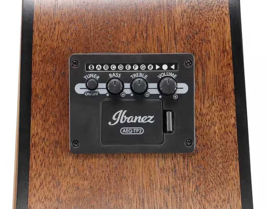 Ibanez Aw54lce Opn Artwood Dreadnought Cw Gaucher Tout Acajou Lau - Open Pore Natural - Guitare Folk - Variation 3