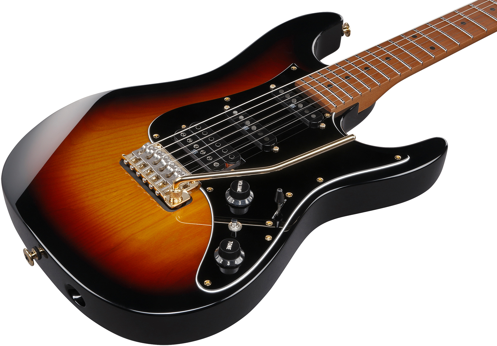 Ibanez Az2204ag Tfb Prestige Jap Hss Seymour Duncan Trem Mn - Tri Fade Burst - Guitare Électrique Forme Str - Variation 2