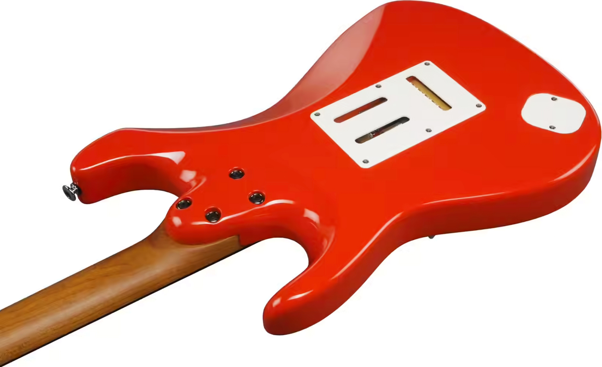 Ibanez Az2204nw Vr Prestige Jap Hss Seymour Duncan Trem Rw - Vermillion Red - Guitare Électrique Forme Str - Variation 3