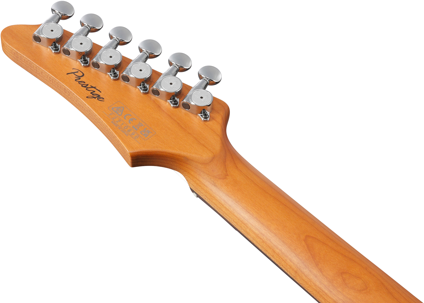 Ibanez Az2204nw Vr Prestige Jap Hss Seymour Duncan Trem Rw - Vermillion Red - Guitare Électrique Forme Str - Variation 4