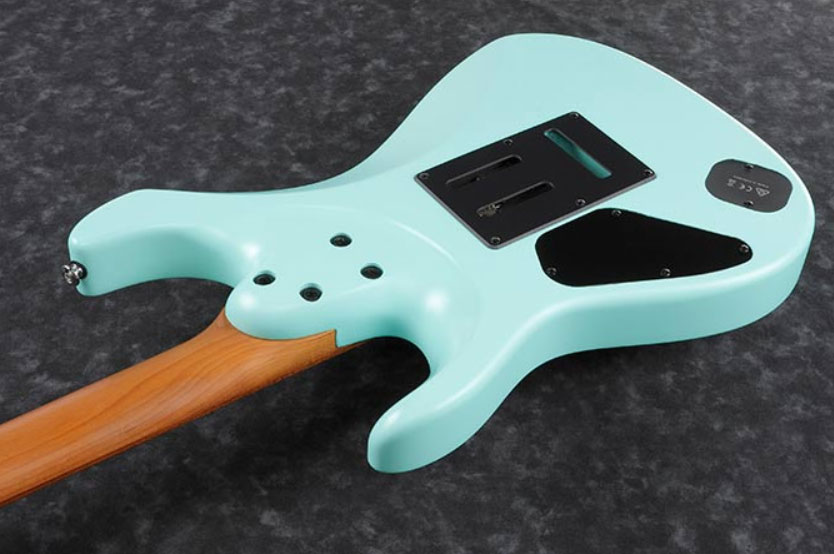 Ibanez Az242 Sfm Premium Hh Trem Mn +housse - Sea Foam Green Matte - Guitare Électrique Forme Str - Variation 3