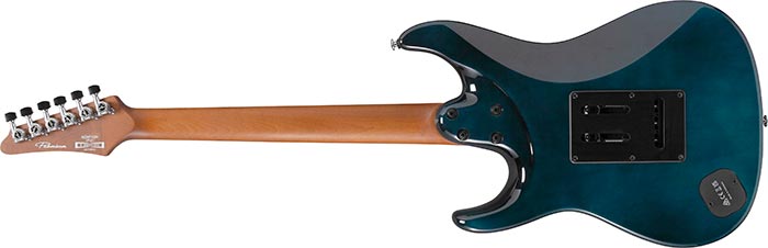 Ibanez Az24p1qm Premium Hss Trem Mn - Deep Ocean Blonde - Guitare Électrique Forme Str - Variation 1