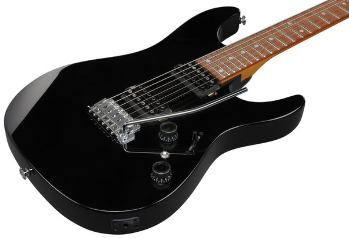 Ibanez Az24s2 Bk Standard 2h Trem Jat - Black - Guitare Électrique Forme Str - Variation 2