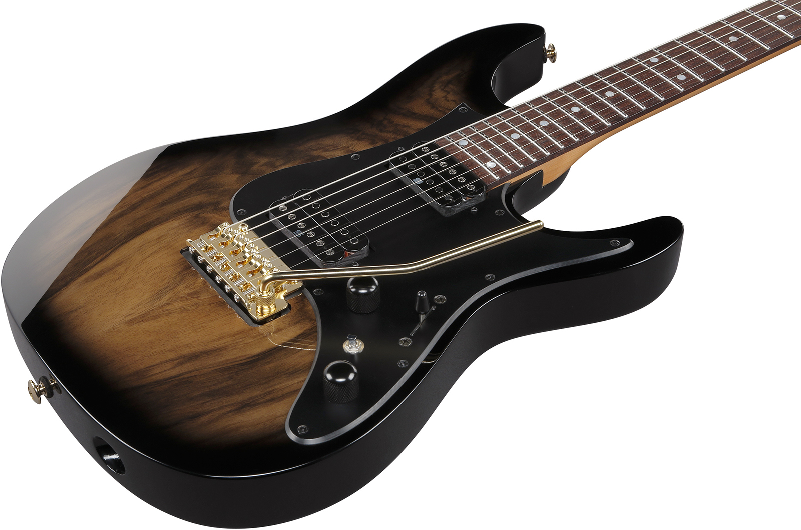 Ibanez Az41p1ew Ngt Premium 2h Trem Rw - Natural Gray Burst - Guitare Électrique Forme Str - Variation 2