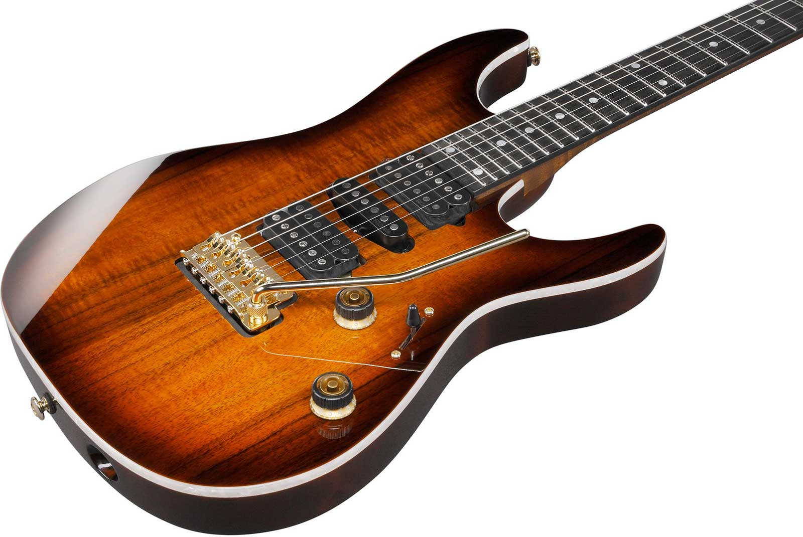 Ibanez Az47p2k Deb Premium Hsh Dimarzio Trem Eb - Dragon Eye Burst - Guitare Électrique Forme Str - Variation 2