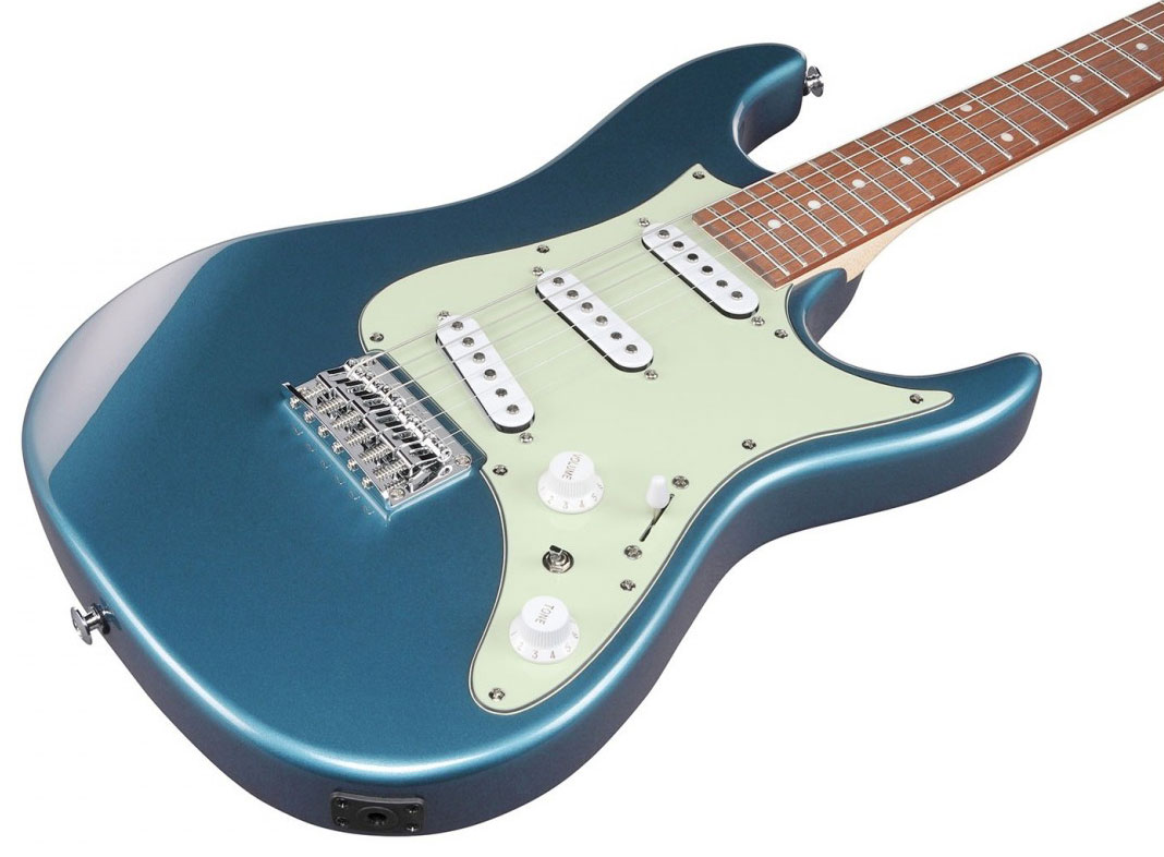 Ibanez Azes31 Aoc Standard 3s Ht Jat - Arctic Ocean Metallic - Guitare Électrique Forme Str - Variation 2