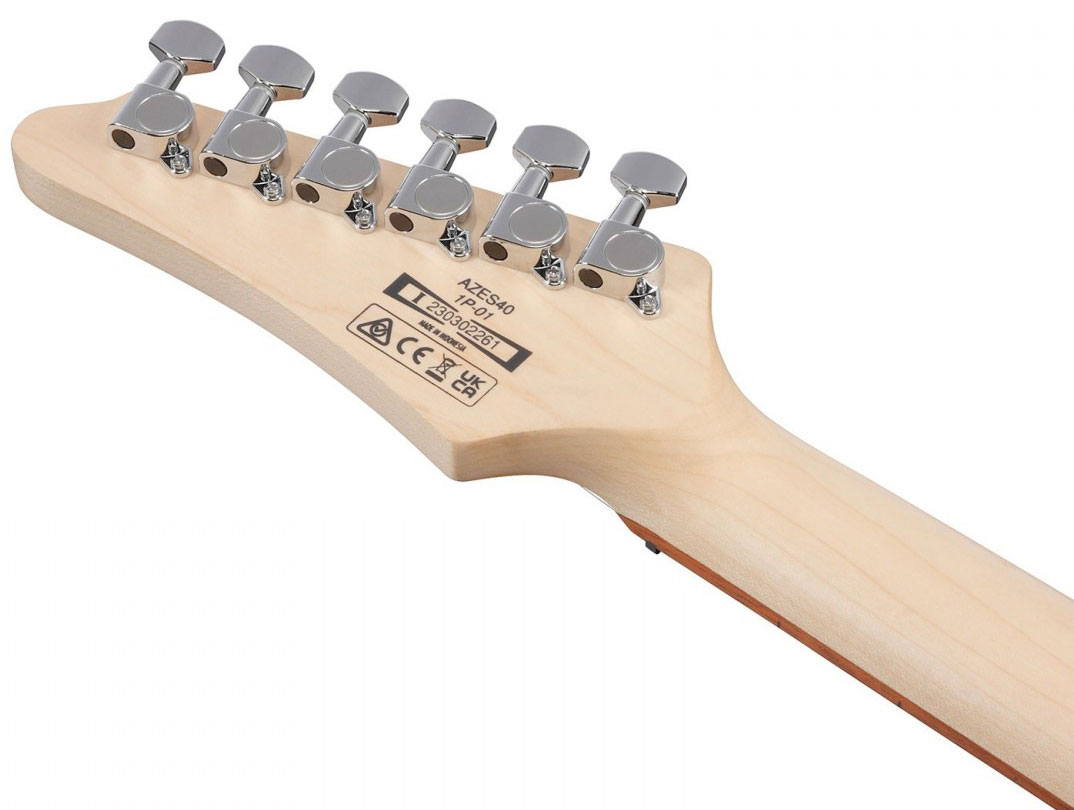 Ibanez Azes40 Tun Standard Hss Trem Jat - Tungsten - Guitare Électrique Forme Str - Variation 5