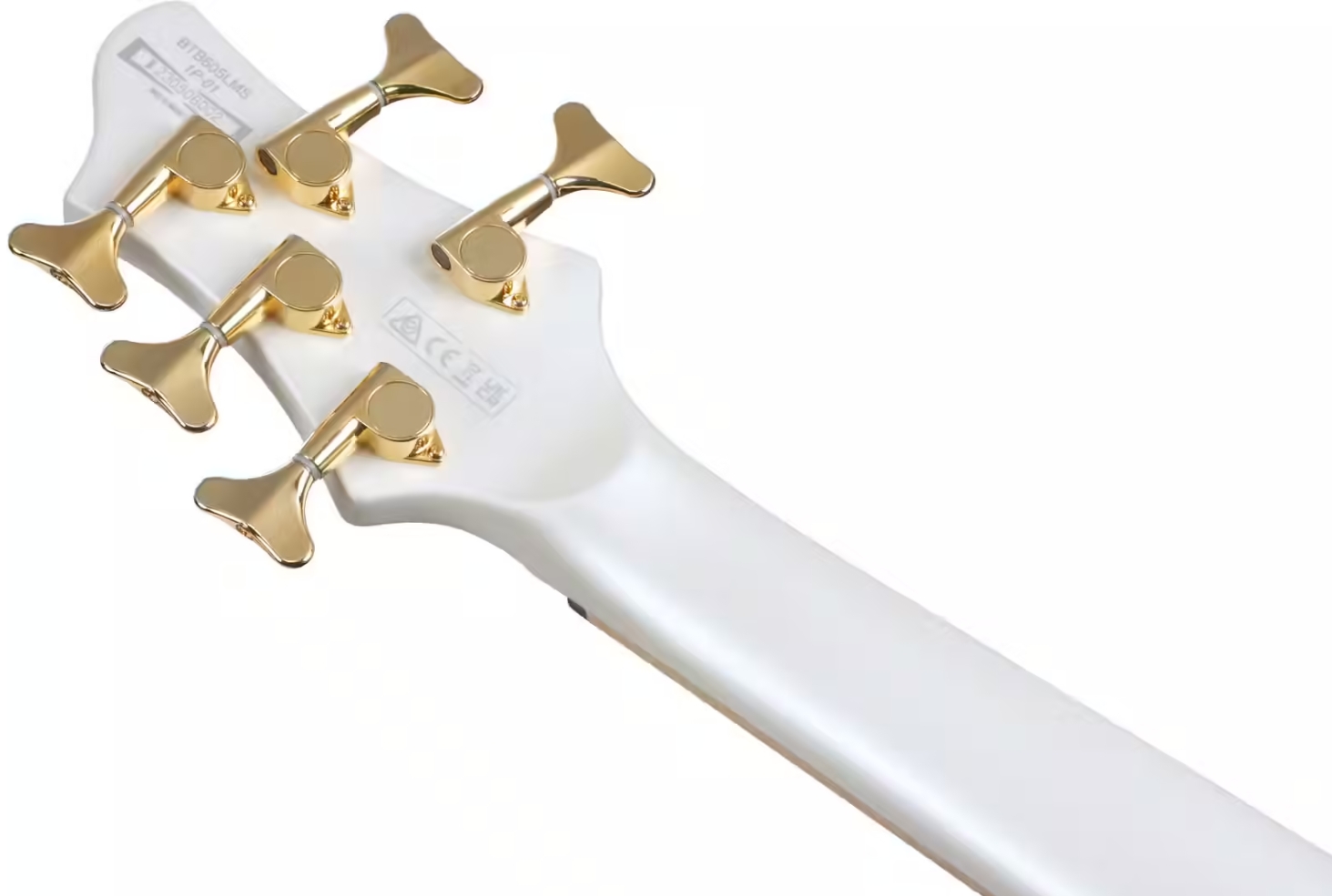 Ibanez Btb605 Mlm Workshop 5c Multiscale Active Mn - Pearl White Matte - Basse Électrique Solid Body - Variation 4