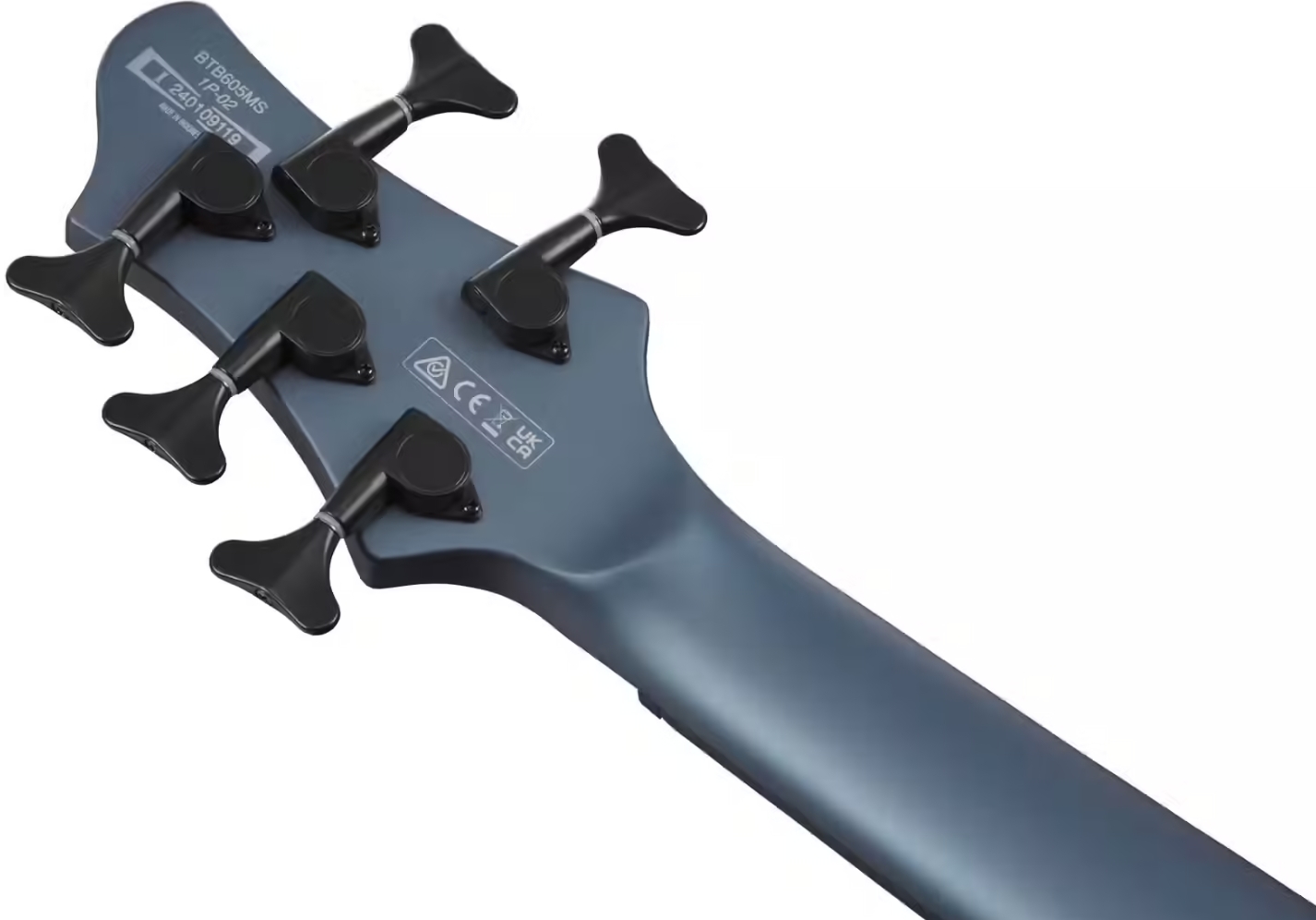 Ibanez Btb605ms Mam Workshop 5c Multiscale Active Pp - Midnight Arctic Ocean Matte - Basse Électrique Solid Body - Variation 4